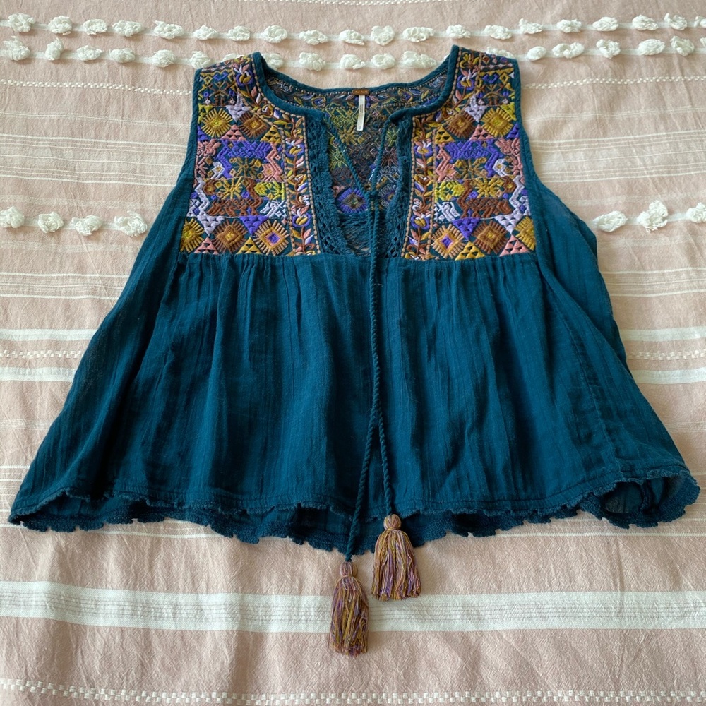 Free People BOHO Cotton top